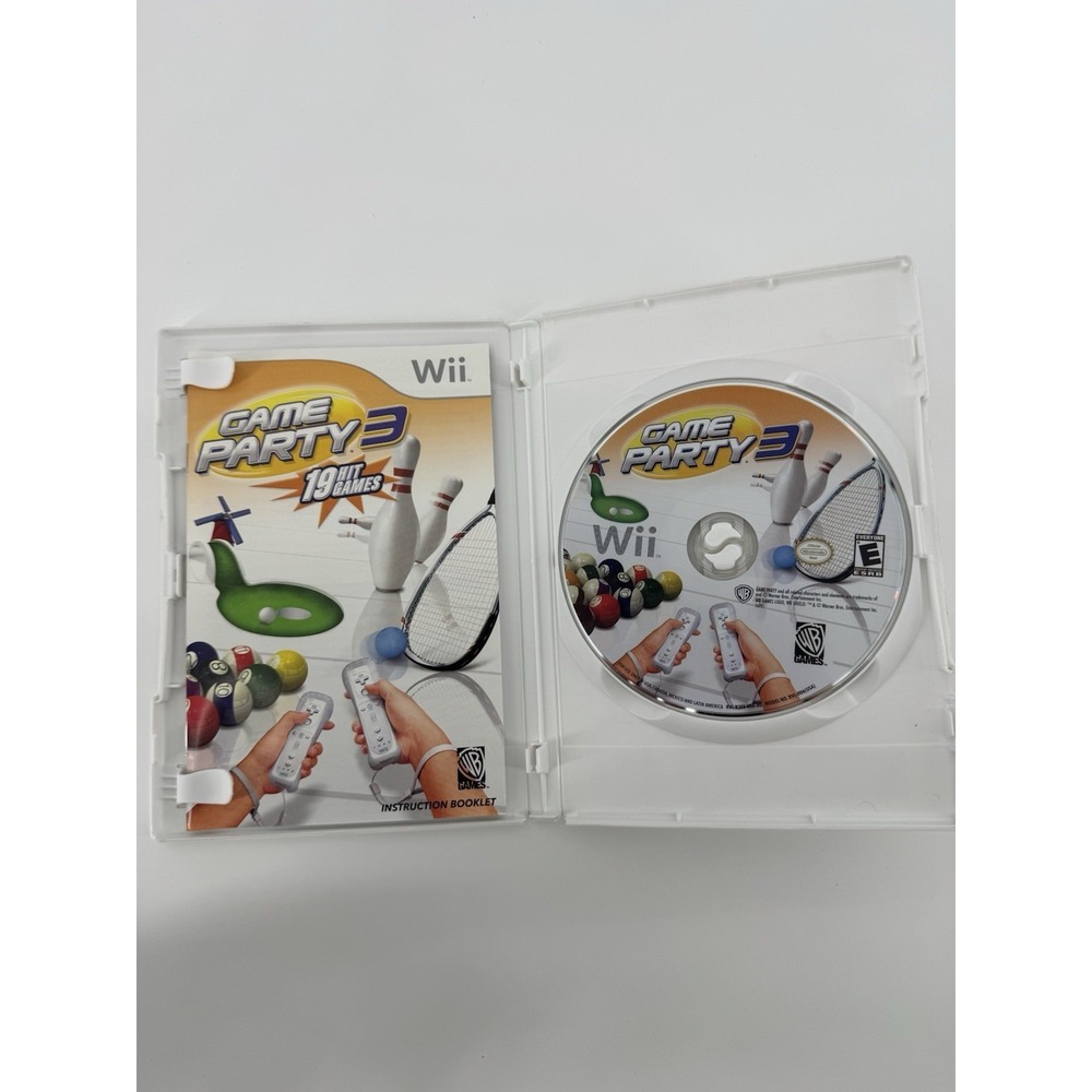 Game Party 3 Nintendo Wii WB Games With Manual CIB - Picture 3 of 5